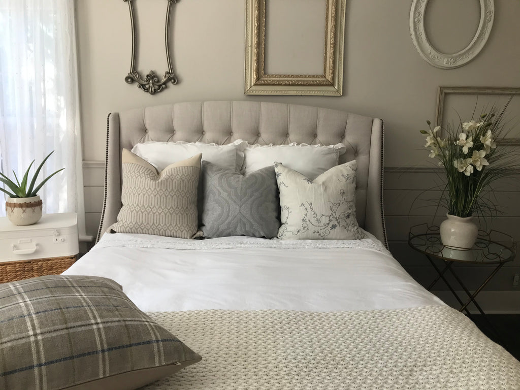 OTTOMN, designer pillows, designer ottomans, Pillow Project, designer fabrics, interior design, interior accents, farmhouse style, Scandinavian style, boho style, handcrafted, Canadian made ottomans and pillows, luxury pillows and ottomans