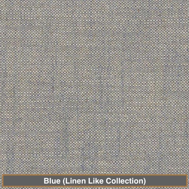 fabric selection - colour:  blue (linen like collection)