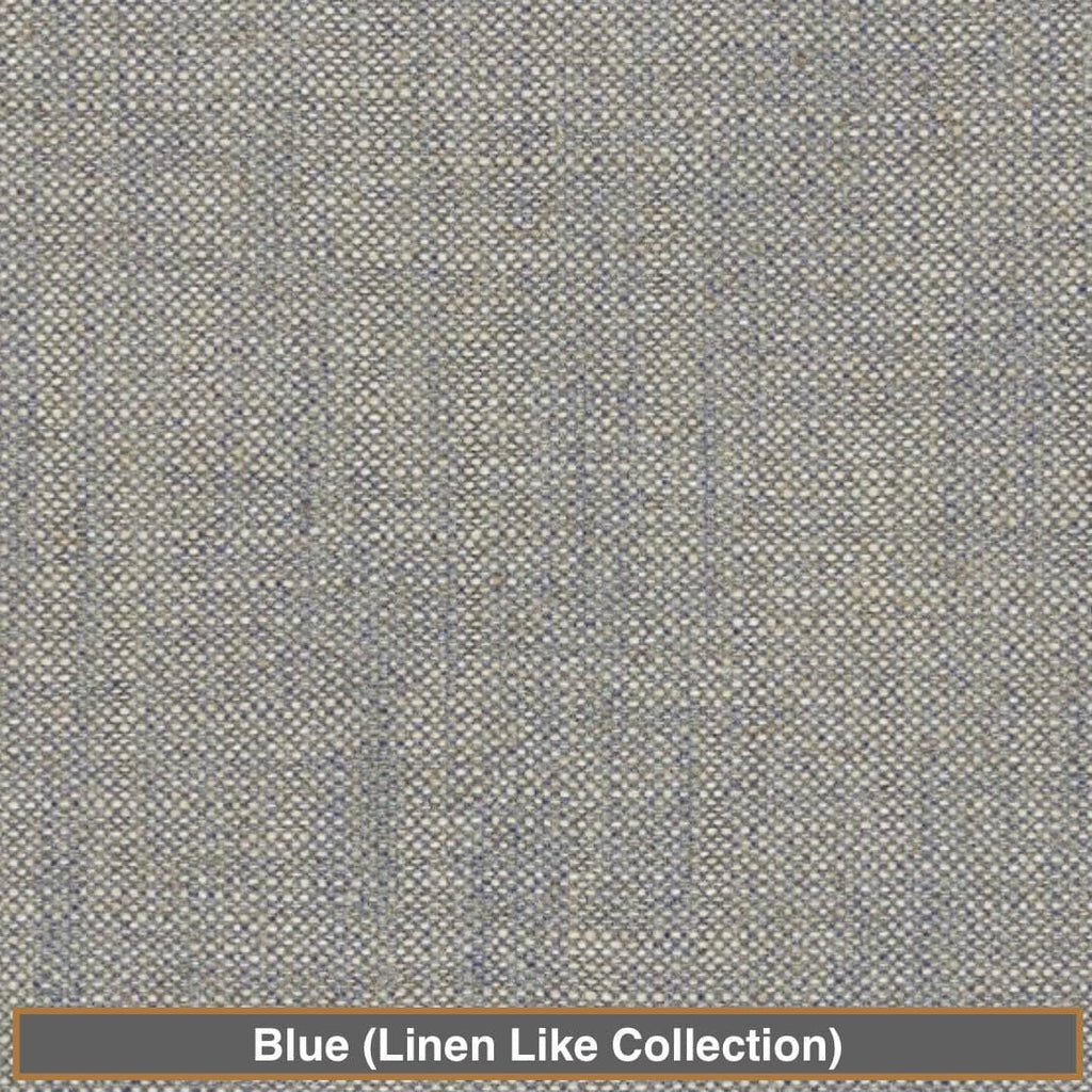 gatsby ottoman colour: blue (linen like collection)