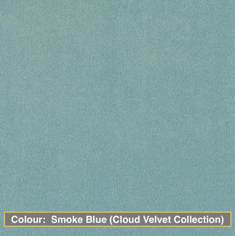 fabric selection -  colour:  smoke blue (cloud velvet collection)