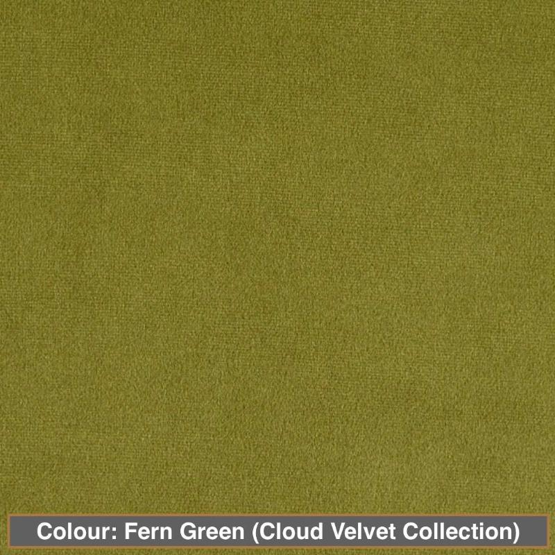 fabric selection - colour:  fern green (cloud velvet collection)