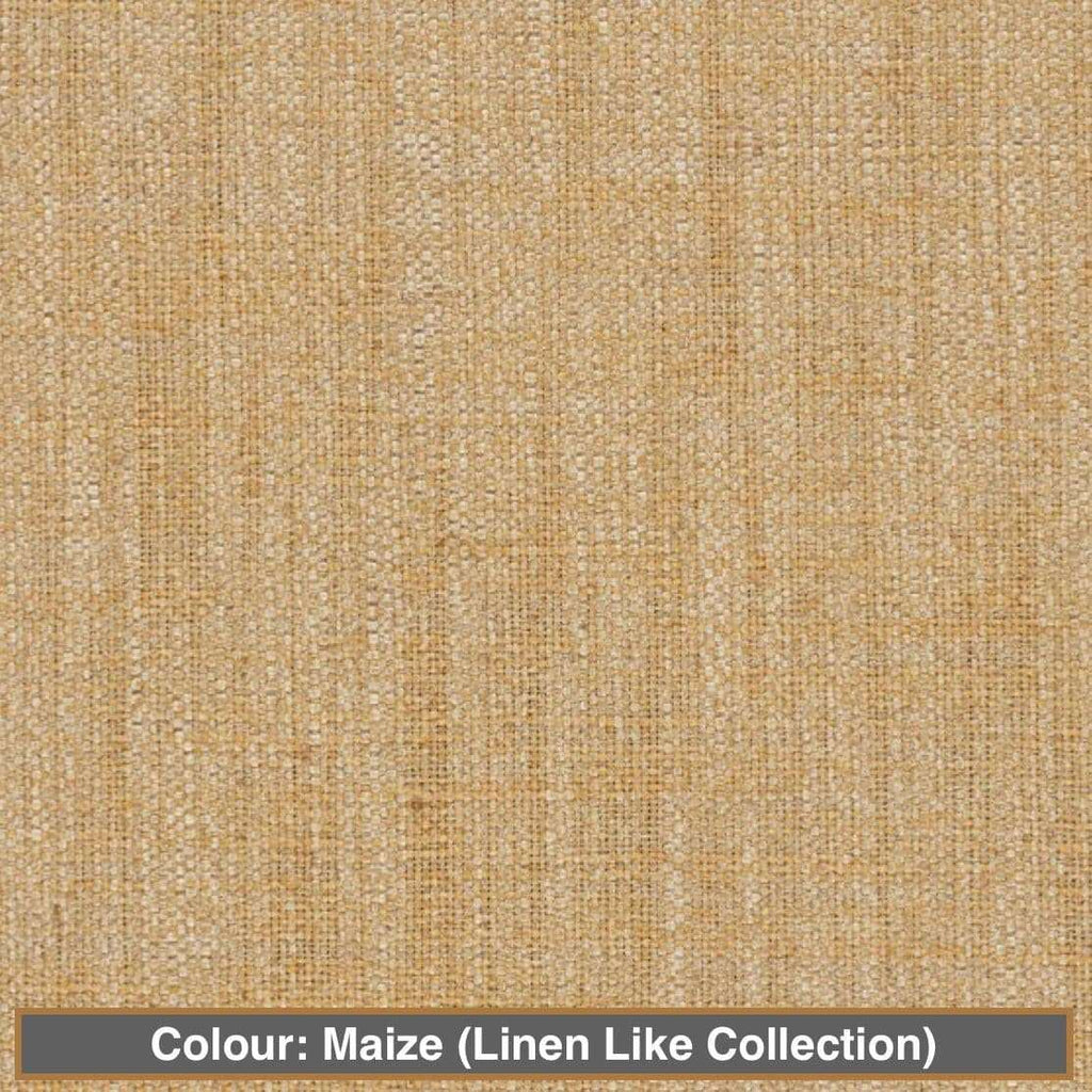 gatsby ottoman colour: maize (linen like collection)
