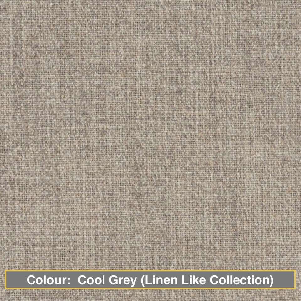 fabric swatches colour:  cool grey (linen like collection)