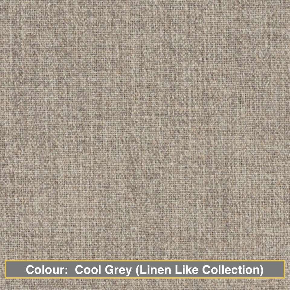 fabric swatches colour:  cool grey (linen like collection)